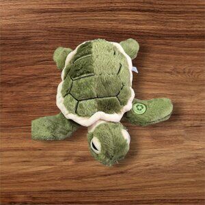 The Petting zoo NC Aquariums Sea Turtle 10" Plush Green Stuffed Animal Toy